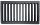 FK-9 rostély 320x190x20 mm, kis monori, celsius kazánhoz