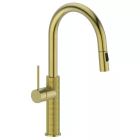 FLAWO mosogató-csaptelep. matt arany