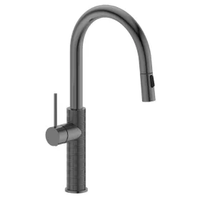 FLAWO mosogató-csaptelep. gun metal