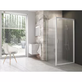 Blix BLDP2+BLPS 100x80 zuhanykabin fehér+grape