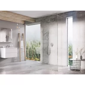   Walk-In Free Szett 120, zuhanykabin krómhatású+transparent