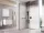 Walk-In Wall Szett 80, zuhanykabin fekete+transparent