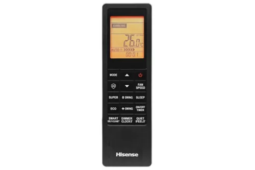 Hisense Uni HB 3,5 kW fekete, oldalfali split klíma (HB35XU0BG/AS35XU0EW)