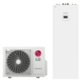    LG Therma V osztott hőszivattyú 6kW, 1 fázis + 200l HMV, R32 (HN0613T.NK0 + HU061MR.U20)