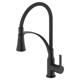 HEBE mosogató-csaptelep. matt fekete