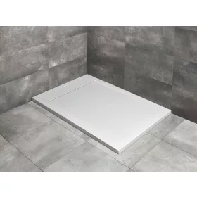 Teos F lapos szögletes fehér zuhanytálca 140x100 fehér