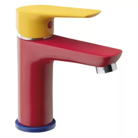 KID mosdócsaptelep. leeresztő nélkül. színes/króm