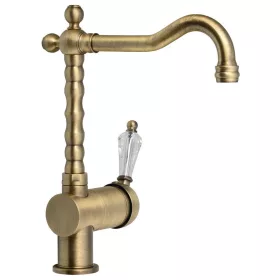   KIRKÉ CRYSTAL mosogató-csaptelep. bronz 190/205/285mm. bronz