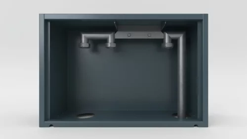 Borsfém KT-2B előkerti szinterezett lemezburkolat
