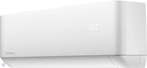 Korel Olymp KTP-12, fehér inverter split klíma, oldalfali szett 3,5kW WiFi és csepptálca fűtéssel