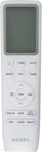 Korel Olymp KTP-12, fehér inverter split klíma, oldalfali szett 3,5kW WiFi és csepptálca fűtéssel