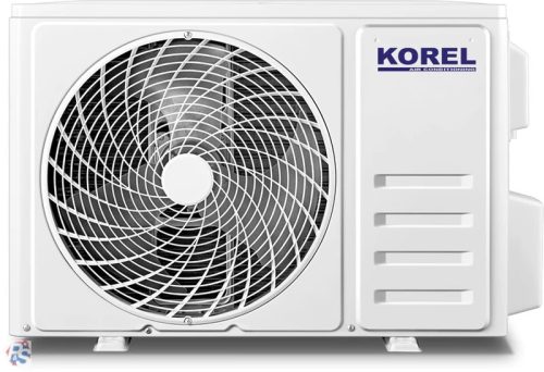 Korel Olymp KTP-12, fehér inverter split klíma, oldalfali szett 3,5kW WiFi és csepptálca fűtéssel