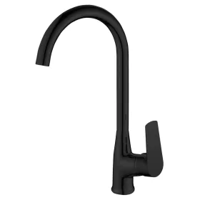 AQUALINE LOTTA Mosogató-csaptelep. matt fekete