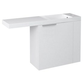 LATUS VI mosdótartó szekrény. jobbos. 50x50x22cm. fehér