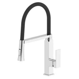 MAYA Mosogató-csaptelep kihúzható zuhanyfejjel. króm