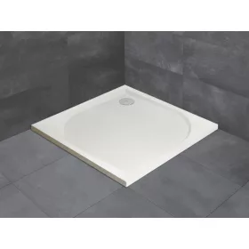   Paros C lapos szögletes zuhanytálca 90x90 fehér, ajándék szifonnal