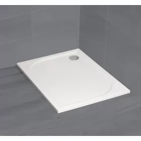   Paros D szögletes lapos zuhanytálca 120x90 fehér, ajándék szifonnal
