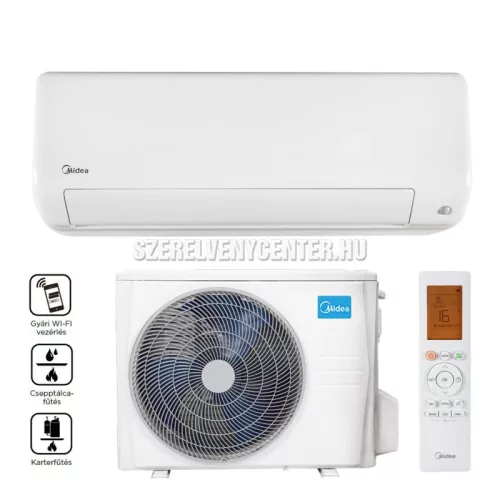 Midea All Easy Pro MEX-09-SP 2,6kW oldalfali split klíma, Fűtésre optimalizált
