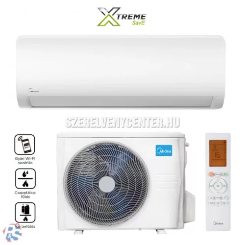 Midea Xtreme Save MG2X-24-SP 7,1kW oldalfali split klíma, Fűtésre optimalizált