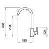 ELLECI Caddy (C01) G43 Tortora csaptelep (MGKC0143)