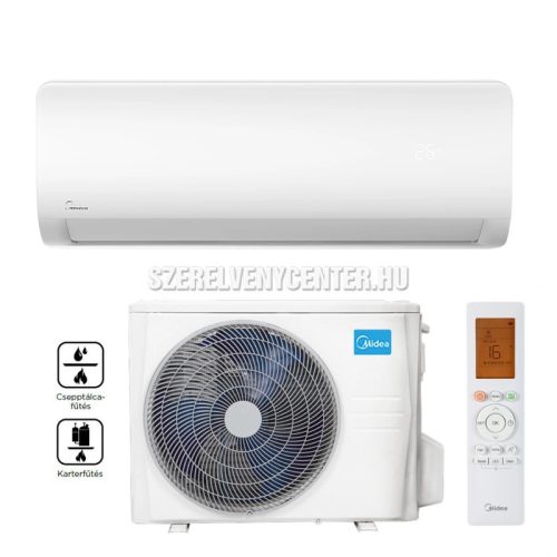 Midea Xtreme Save Pro MGP2X-09-SP 2,6kW oldalfali split klíma, Fűtésre optimalizált, UV fény fertőtlenítővel