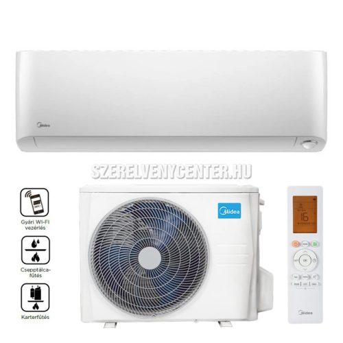 Midea Oasis Plus MOP2-12-SP 3,5kW oldalfali split klíma, Fűtésre optimalizált A+++