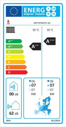 FÉG monoblokk levegő-víz hőszivattyú, 10kW, R32, 1 fázis (MPFHPM1PHR32-10)