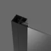 U toldóprofil NES fekete forgóprofil oldalán forgóprofilhoz 2 cm