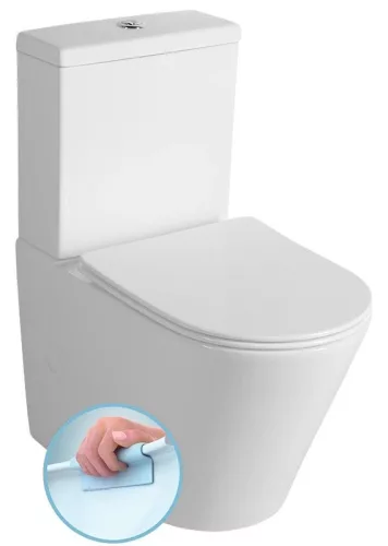 SAPHO PACO RIMLESS monoblokkos wc, tartállyal