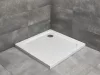 Delos C szögletes lapos zuhanytálca 100x100 fehér ajándék szifonnal