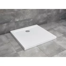   Doros C szögletes zuhanytálca 90x90 fehér, ajándék szifonnal