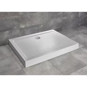   Doros Stone D szögletes fehér zuhanytálca előlappal 90x80 fehér