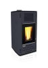 Senko P-20, WATER+AIR MODERN pellet tüzelésű kandalló központi fűtéshez 19 kW (PC7 antracit szürke)