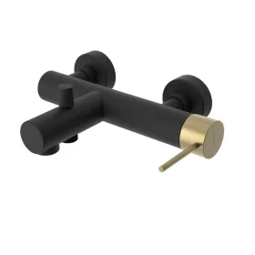 ULTRAMIX fali kádtöltő csaptelep. matt fekete/matt arany