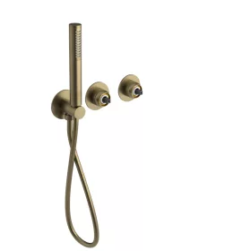 ULTRAMIX csaptelep test, kézizuhannyal, matt arany