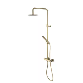   ULTRAMIX zuhanyoszlop test, fejzuhannyal, kézizuhannyal, matt arany