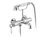 VIENNA fali kádtöltő csaptelep zuhanyszettel. króm