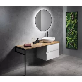 WOODY tömörfa pult. 1600x28x500mm. natúr tölgy