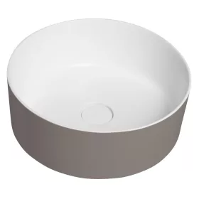   THIN pultra szerelhető rockstone mosdó. átm.:38cm. agila/matt fehér