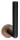 BEMETA LARISSA fali tartalék WC-papírtartó. 54x158x72mm. fekete/matt réz
