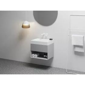 SD Lite 60 fürdőszobai szekrény mosdó alá Smoke Grey