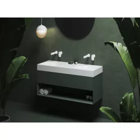 SD Lite 120 fürdőszobai szekrény mosdó alá Grey Green