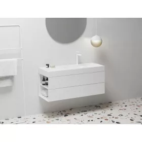 SD Lite 120 B fürdőszobai szekrény mosdó alá fehér