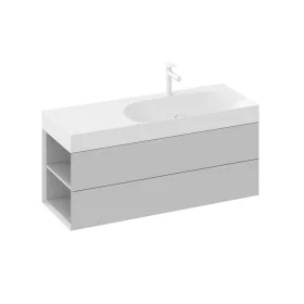 SD Lite 120 B fürdőszobai szekrény mosdó alá Smoke Grey
