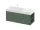 SD Lite 120 J fürdőszobai szekrény mosdó alá Grey Green