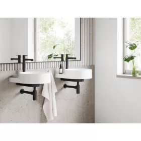   Puri álló mosdócsaptelep leeresztő nélkül PU 015.20BLM, matt fekete