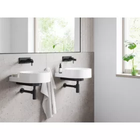   Puri fali süllyesztett mosdócsaptelep PU 019.20BLM, matt fekete