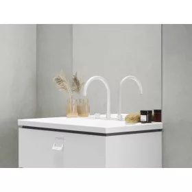   Espirit álló mosdócsaptelep, 3 furatos 270 mm leeresztő nélkül ES 018.10WV, White Velvet