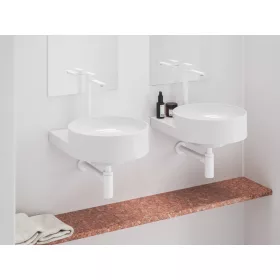   Eleganta álló mosdócsaptelep 335 mm leeresztő nélkül EL 015.10WV, White Velvet