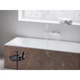   Eleganta fali kádcsaptelep zuhanyszett nélkül EL 022.10WV, White Velvet